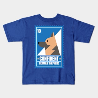 German Shepard Post Stamp Kids T-Shirt